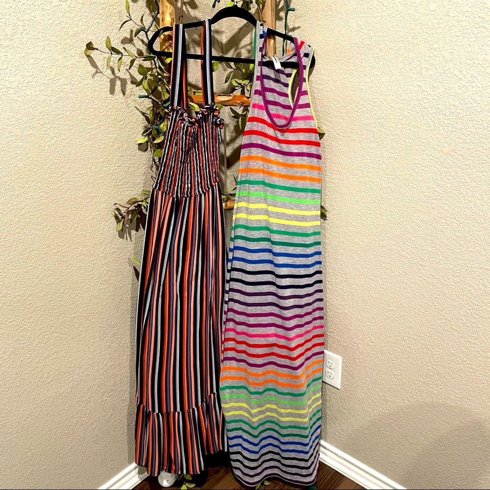 Bundle 2 Striped Maxi Dresses